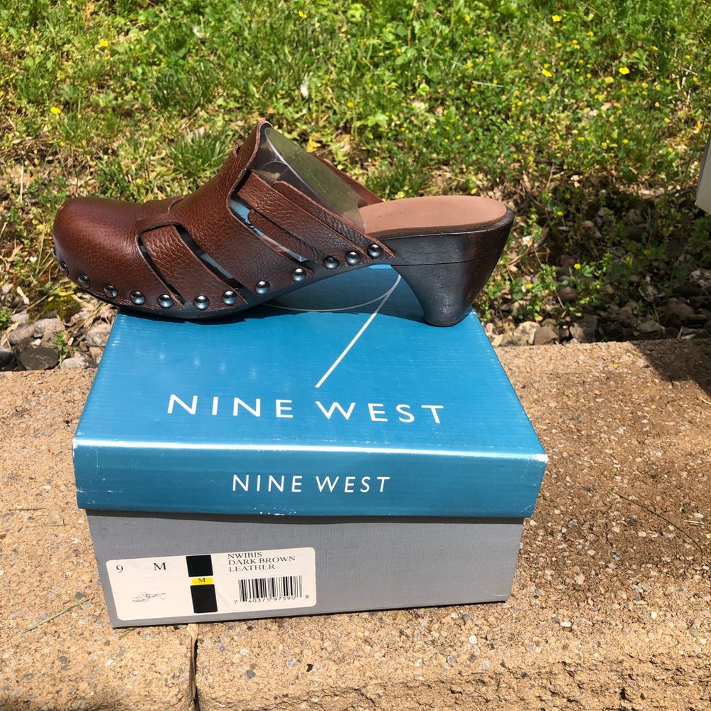 Women’s Nine West shoes. Mules. Size 9